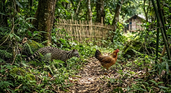 So sánh rủi ro khi nuôi Cầy Hương và Gà