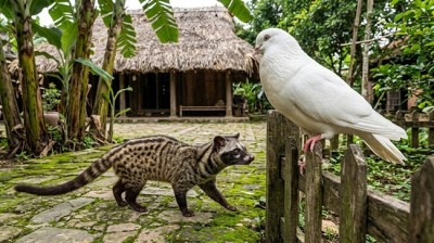 Diện tích nhỏ nên chọn nuôi Cầy Hương hay Chim Bồ Câu