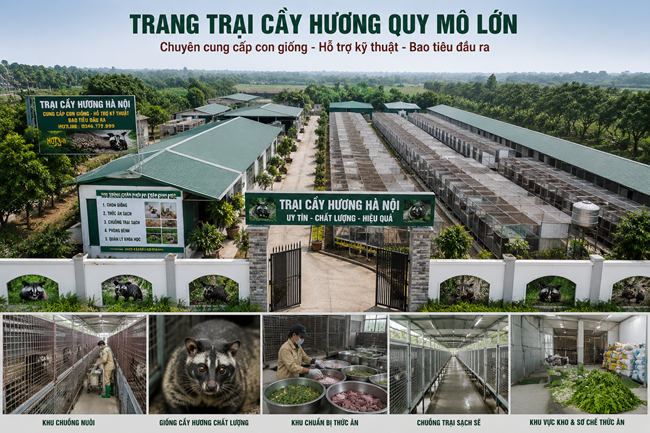 Một ngày tại trang trại Cầy Hương diễn ra như thế nào?